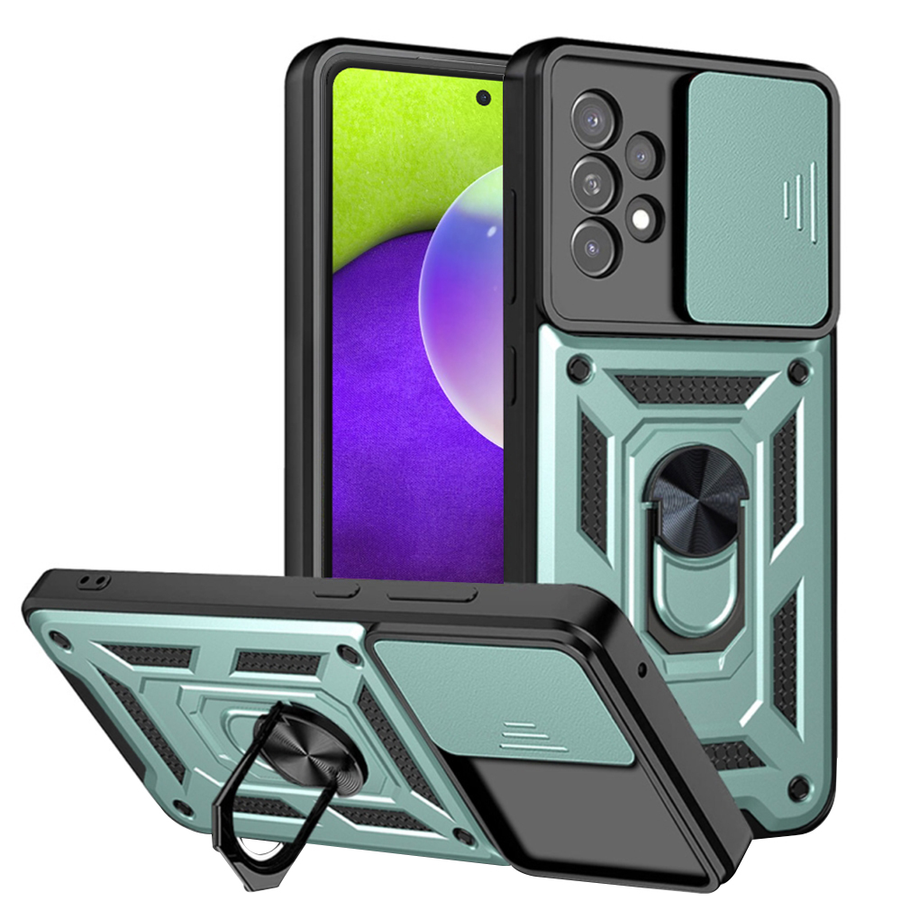 Калъф за Samsung Galaxy A52 4G / A52 5G / A52s 5G - Techsuit CamShield Series - Зелен