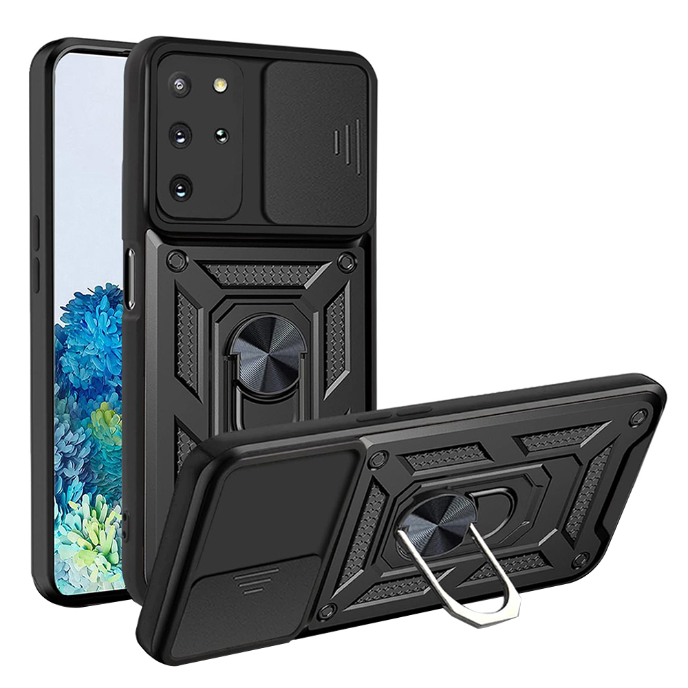 Калъф за Samsung Galaxy S20 Plus 4G / S20 Plus 5G - Techsuit CamShield Series - Черен