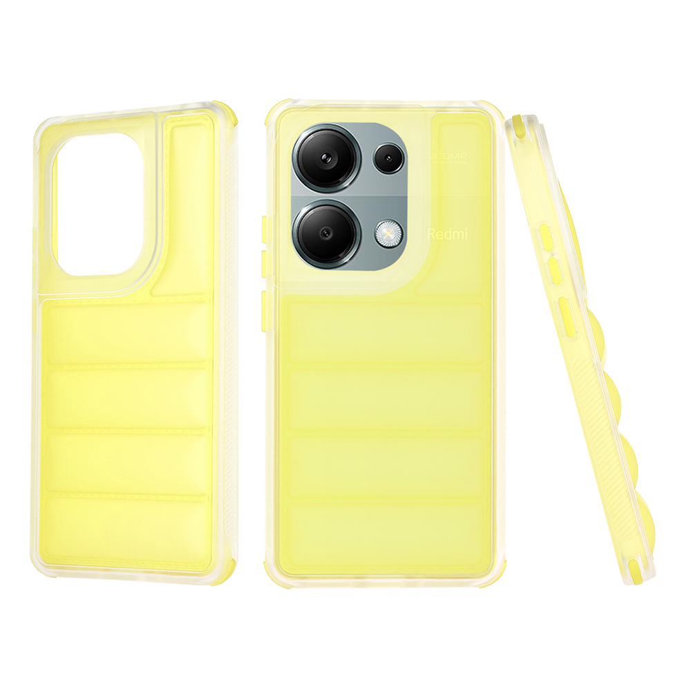 Калъф за Xiaomi Redmi Note 13 Pro 4G / Poco M6 Pro 4G - Techsuit Wave Shield - Жълт