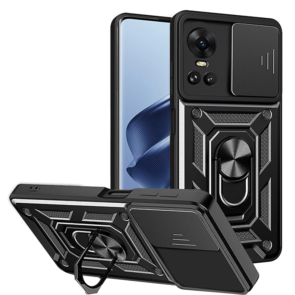 Калъф за Oppo Reno10 - Techsuit CamShield Series - Черен