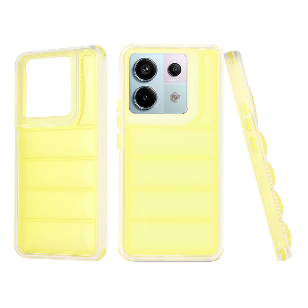 Калъф за Xiaomi Redmi Note 13 Pro 5G / Poco X6 - Techsuit Wave Shield - Жълт