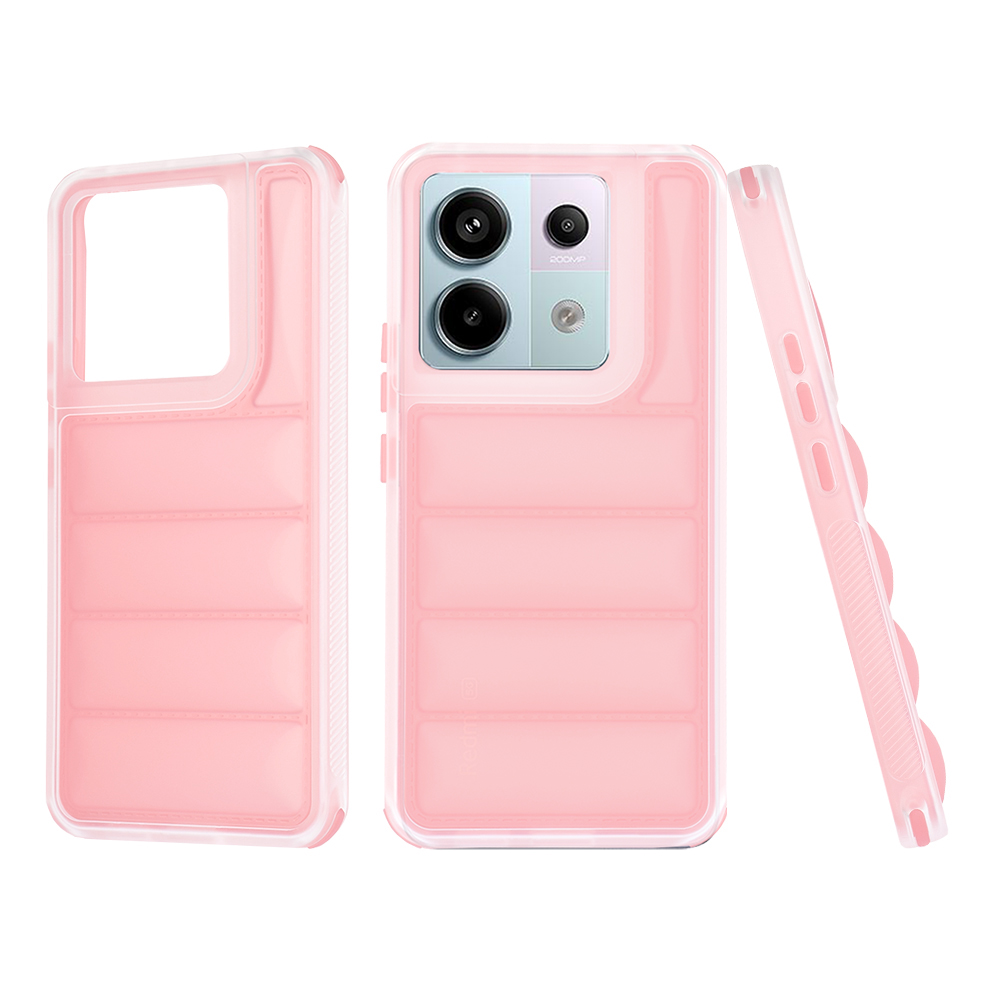 Калъф за Xiaomi Redmi Note 13 Pro 5G / Poco X6 - Techsuit Wave Shield - Розов