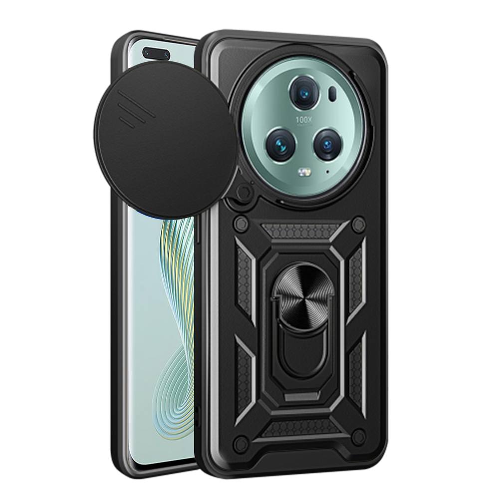 Калъф за Honor Magic5 Pro - Techsuit CamShield Series - Черен