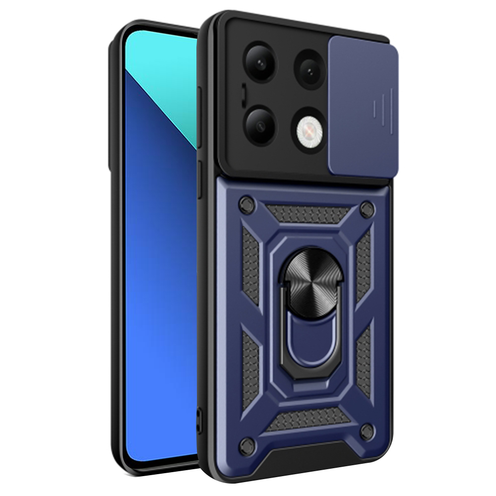 Калъф за Xiaomi Redmi Note 13 4G - Techsuit CamShield Series - Син