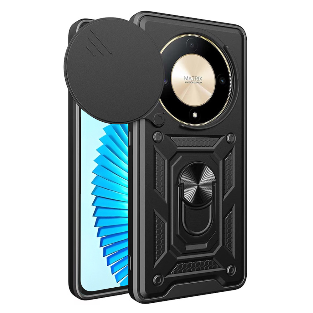 Калъф за Honor Magic6 Lite - Techsuit CamShield Series - Черен