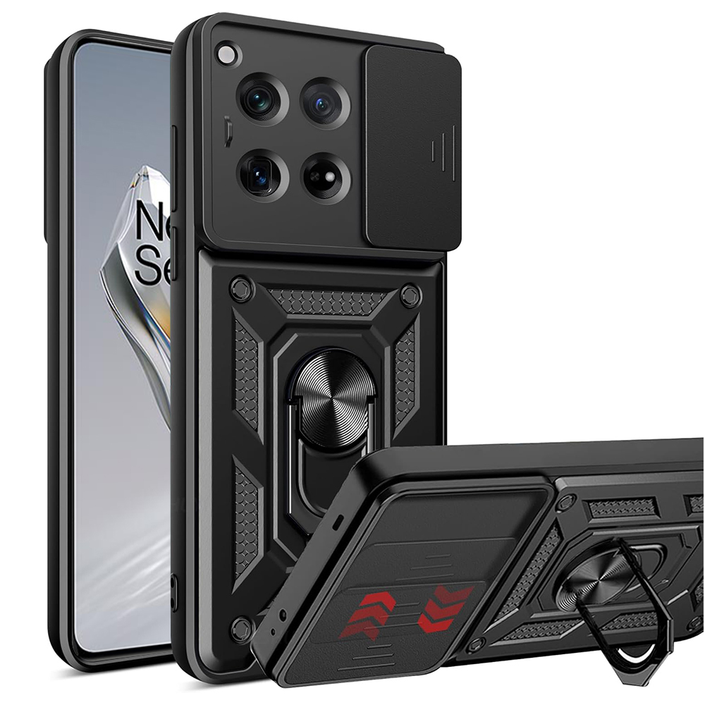 Калъф за OnePlus 12 - Techsuit CamShield Series - Черен