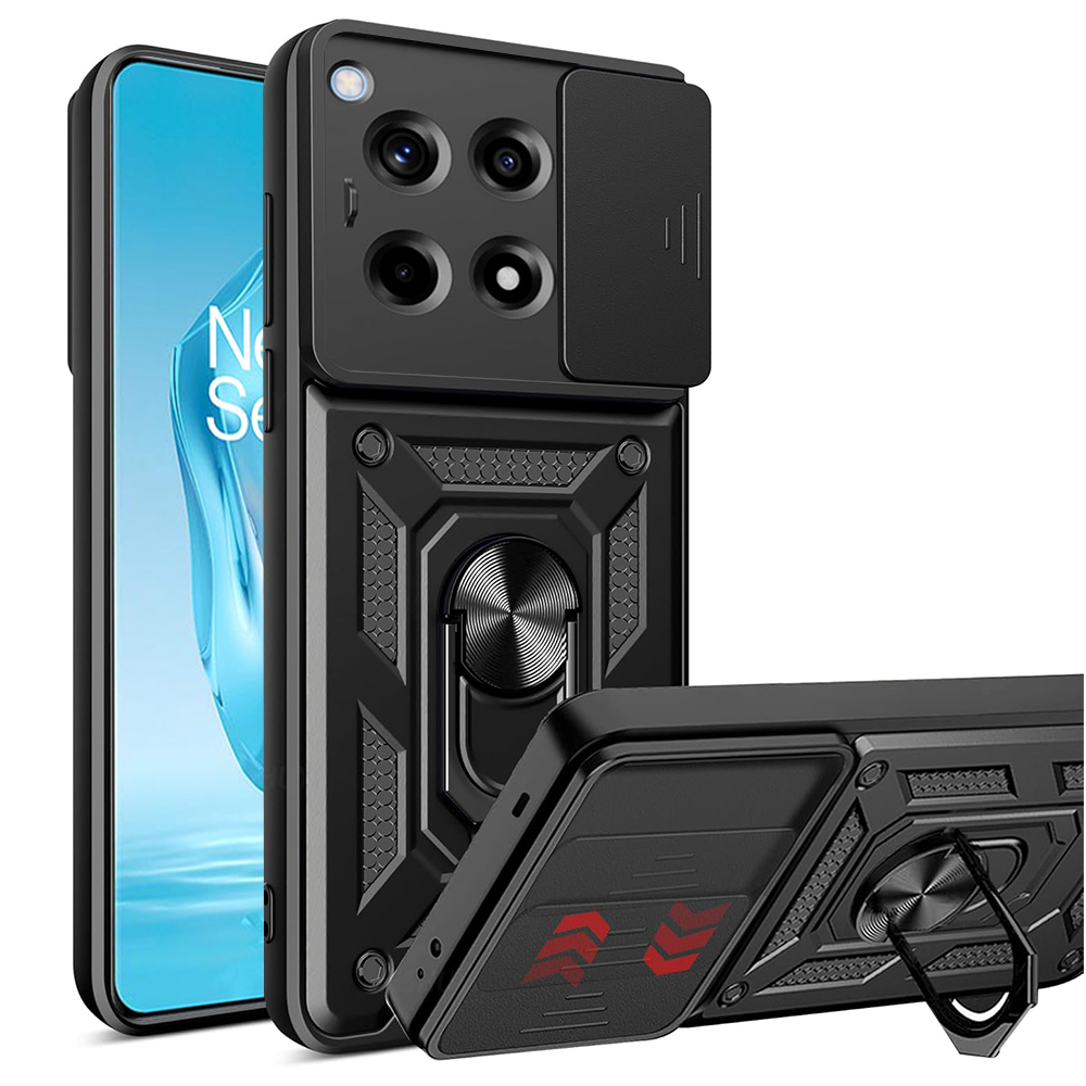 Калъф за OnePlus 12R - Techsuit CamShield Series - Черен