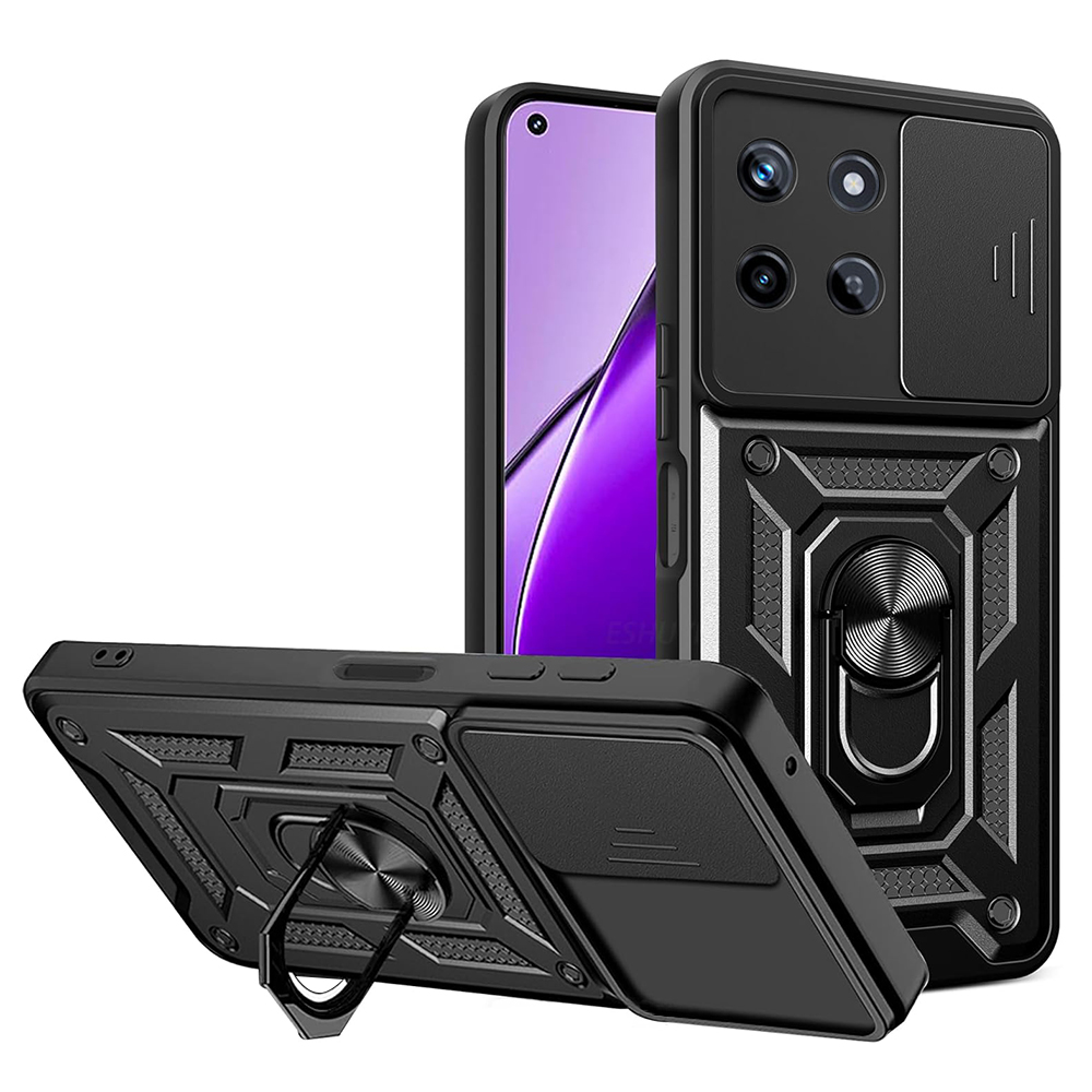 Калъф за Realme 11 - Techsuit CamShield Series - Черен