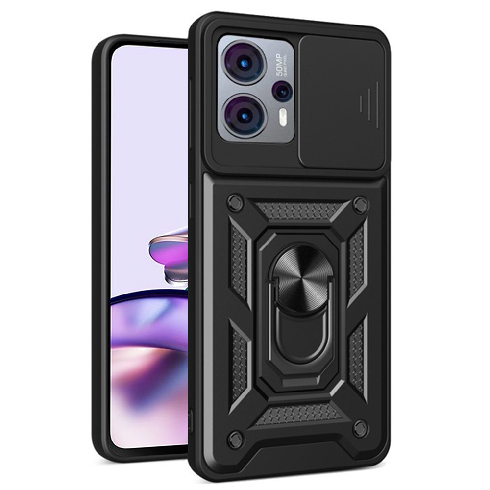 Калъф за Motorola Moto G13 / G23 / G53 - Techsuit CamShield Series - Черен