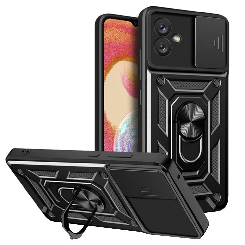 Калъф за Samsung Galaxy A04e / M04 - Techsuit CamShield Series - Черен