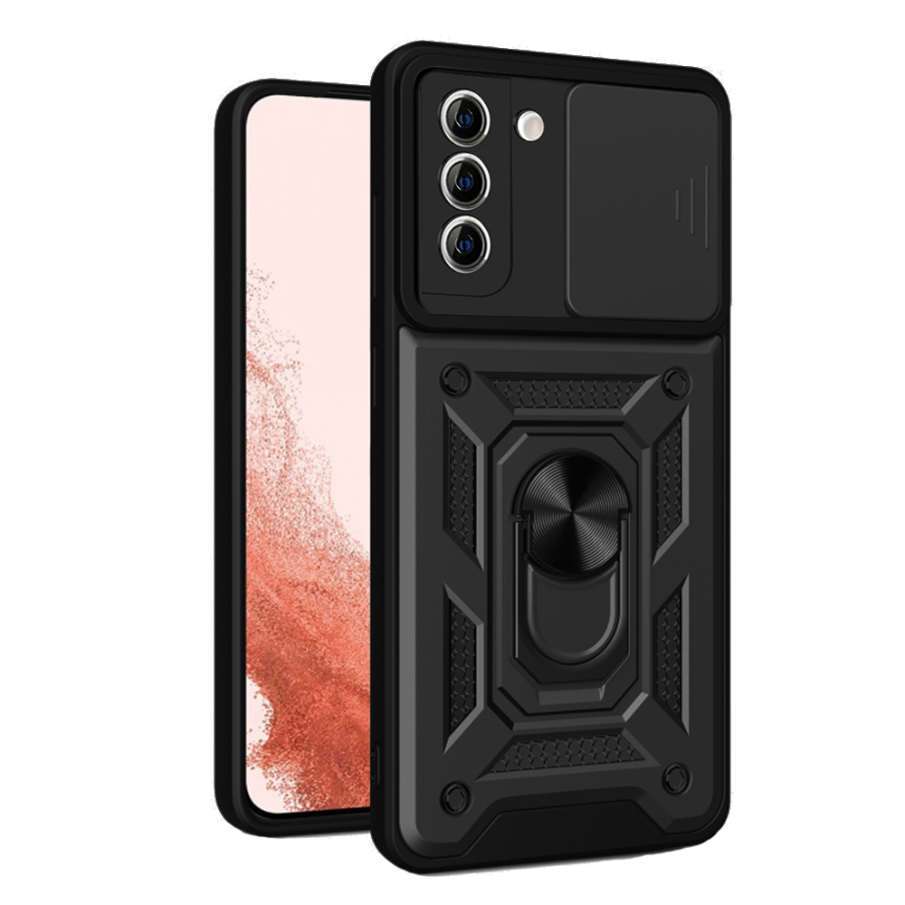 Калъф за Samsung Galaxy S22 Plus 5G - Techsuit CamShield Series - Черен