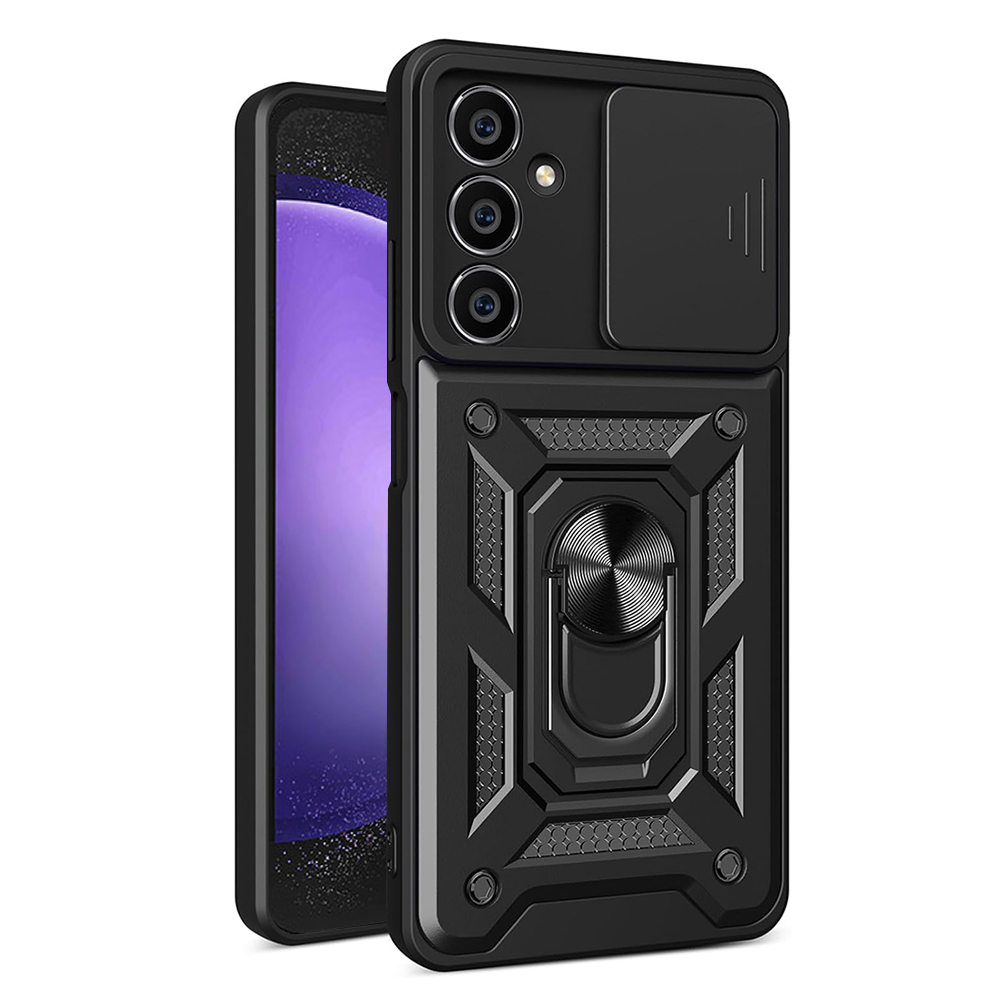 Калъф за Samsung Galaxy S23 FE - Techsuit CamShield Series - Черен
