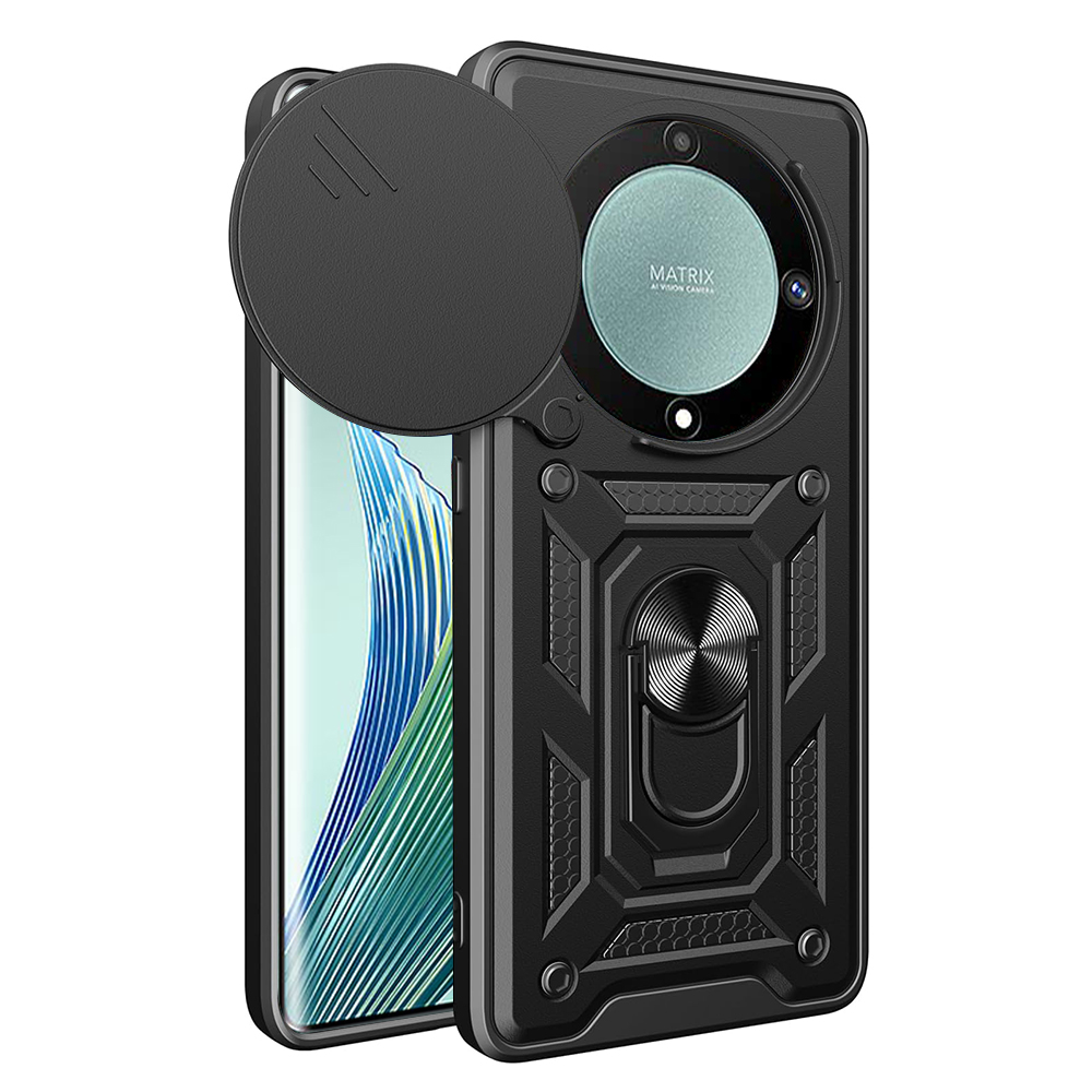 Калъф за Honor Magic5 Lite - Techsuit CamShield Series - Черен