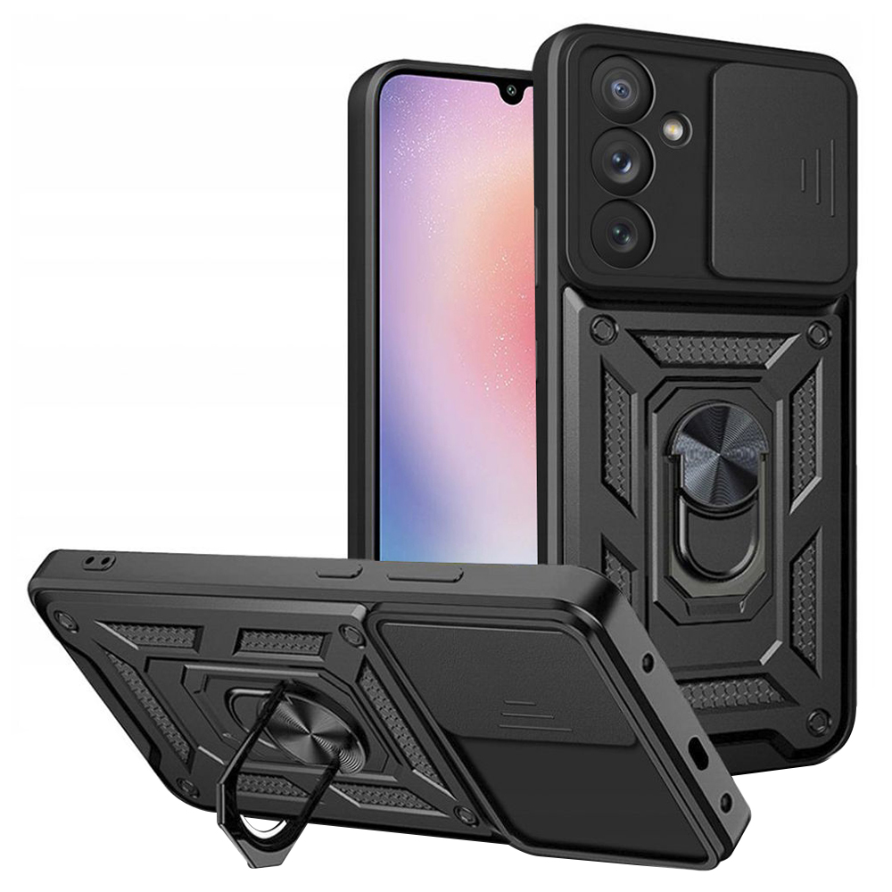 Калъф за Samsung Galaxy A24 - Techsuit CamShield Series - Черен