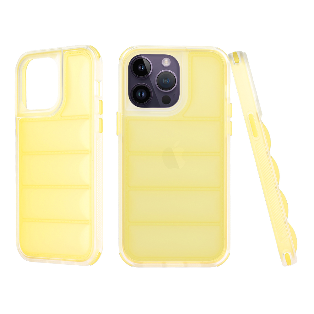 Калъф за iPhone 13 Pro Max - Techsuit Wave Shield - Жълт