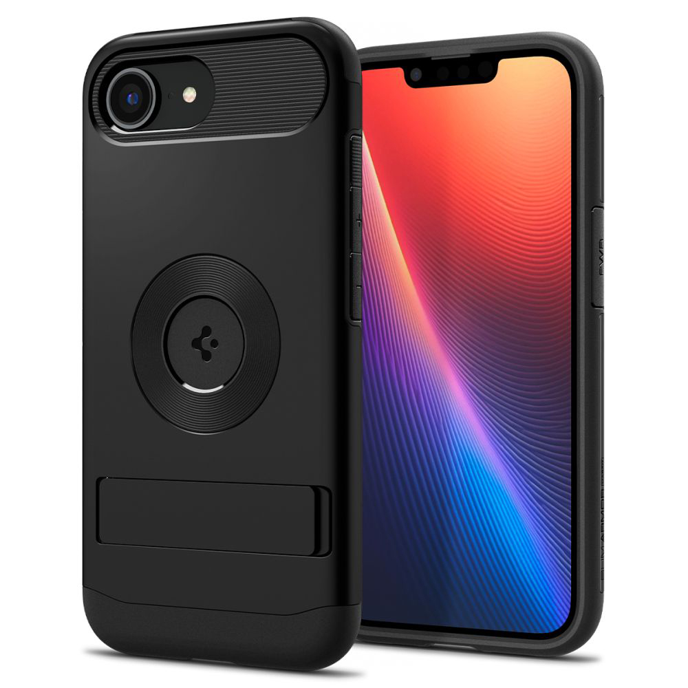 Калъф за iPhone 16e / iPhone 17e - Spigen Slim Armor MagSafe (ACS09129) - Черен