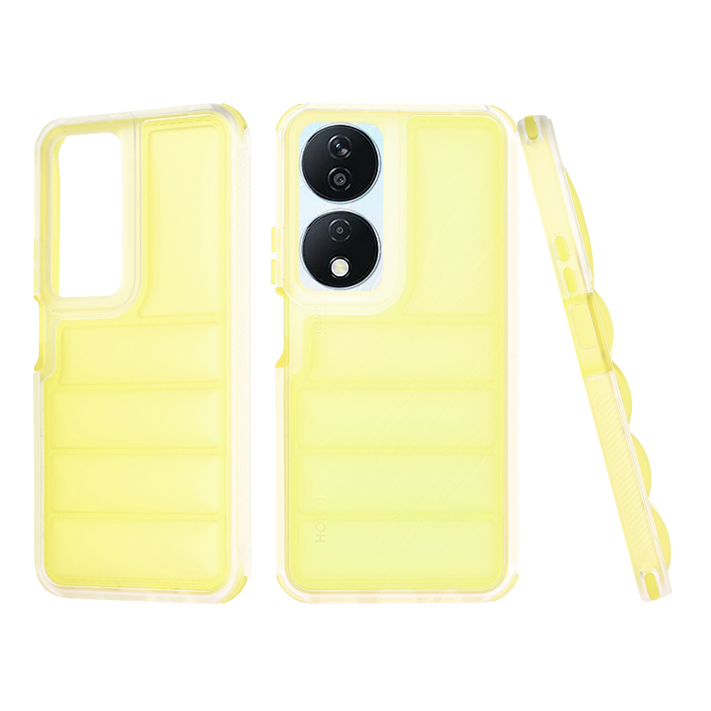 Калъф за Honor X7b / X7b 5G / 90 SMART - Techsuit Wave Shield - Жълт