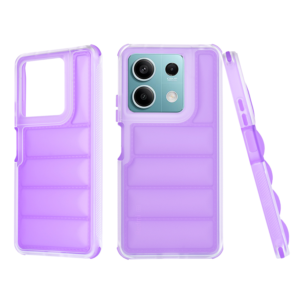 Калъф за Xiaomi Redmi Note 13 5G - Techsuit Wave Shield - Лилав