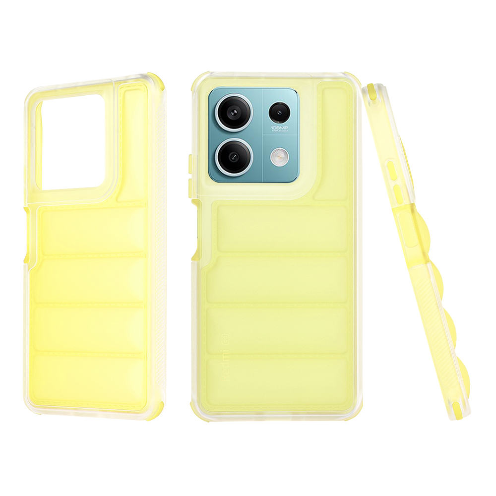 Калъф за Xiaomi Redmi Note 13 5G - Techsuit Wave Shield - Жълт