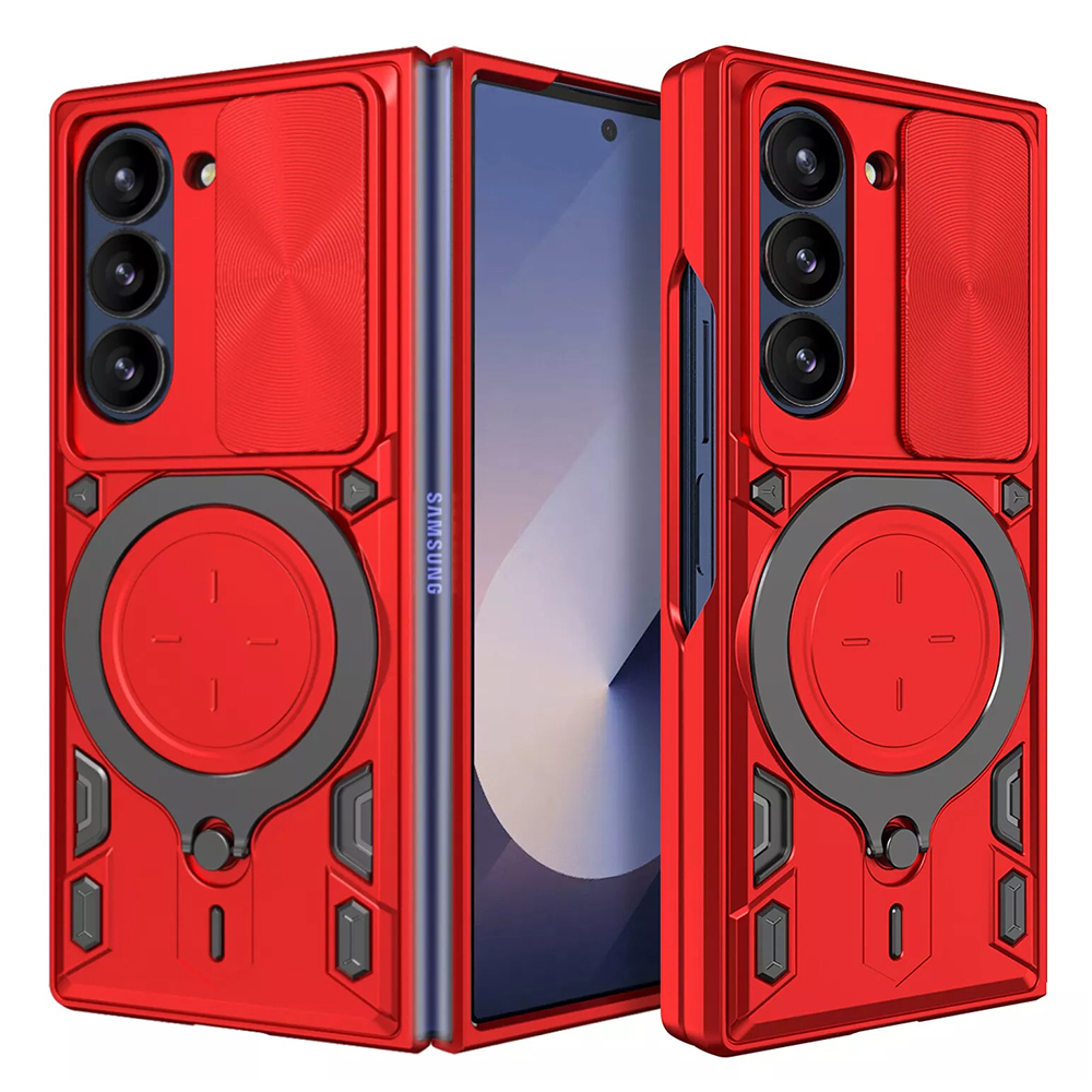 Калъф за Samsung Galaxy Z Fold6 - Techsuit CamGuard Pro - Червен