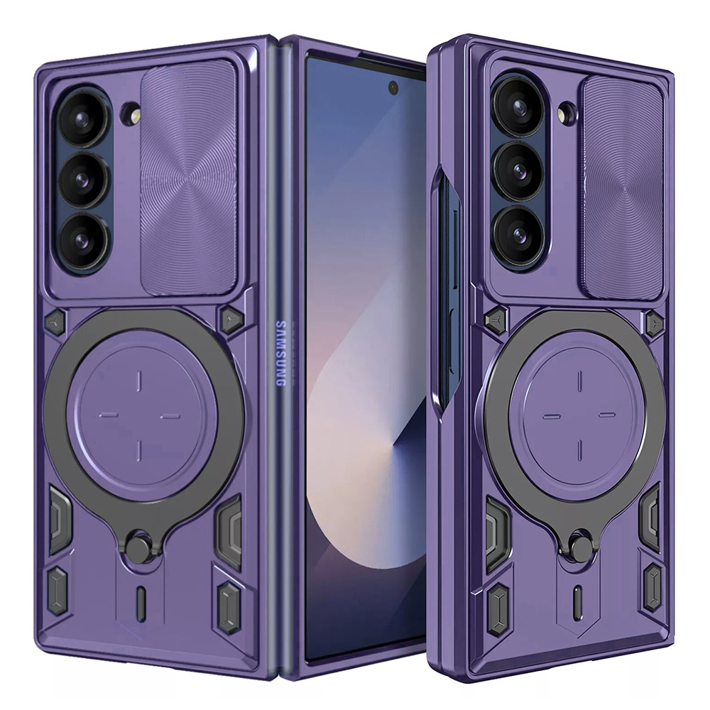 Калъф за Samsung Galaxy Z Fold6 - Techsuit CamGuard Pro - Лилав