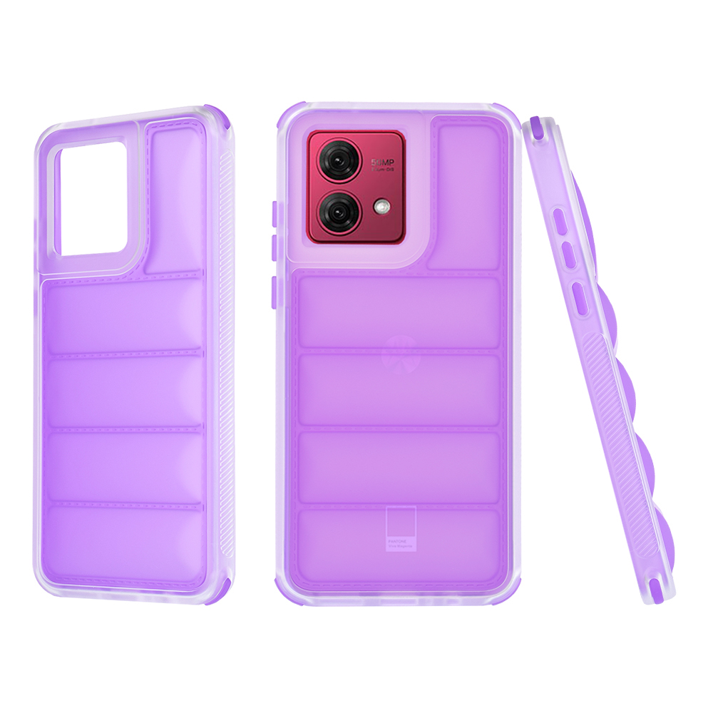 Калъф за Motorola Moto G84 - Techsuit Wave Shield - Лилав