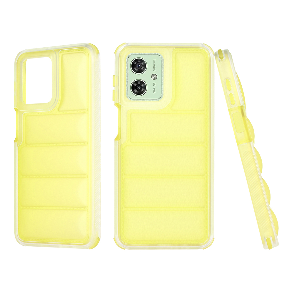 Калъф за Motorola Moto G54 - Techsuit Wave Shield - Жълт