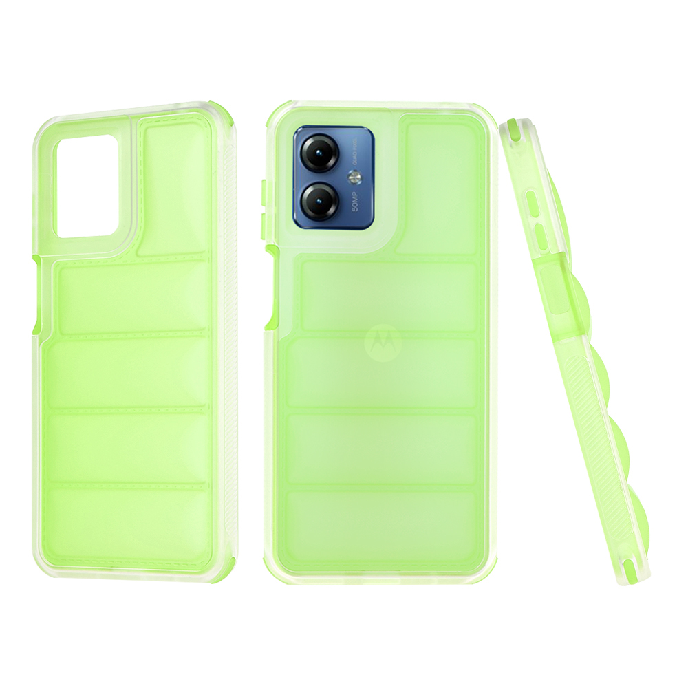 Калъф за Motorola Moto G14 - Techsuit Wave Shield - Зелен