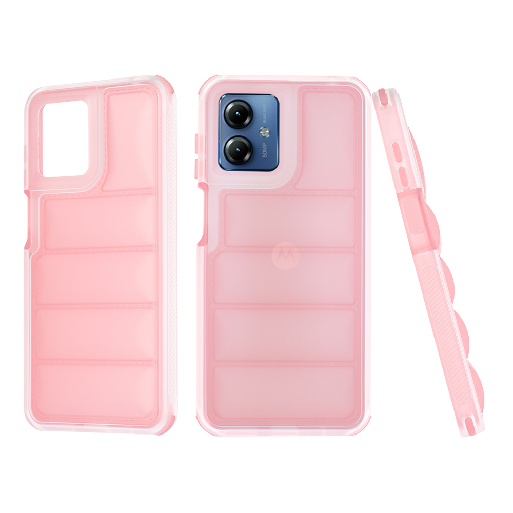 Калъф за Motorola Moto G14 - Techsuit Wave Shield - Розов