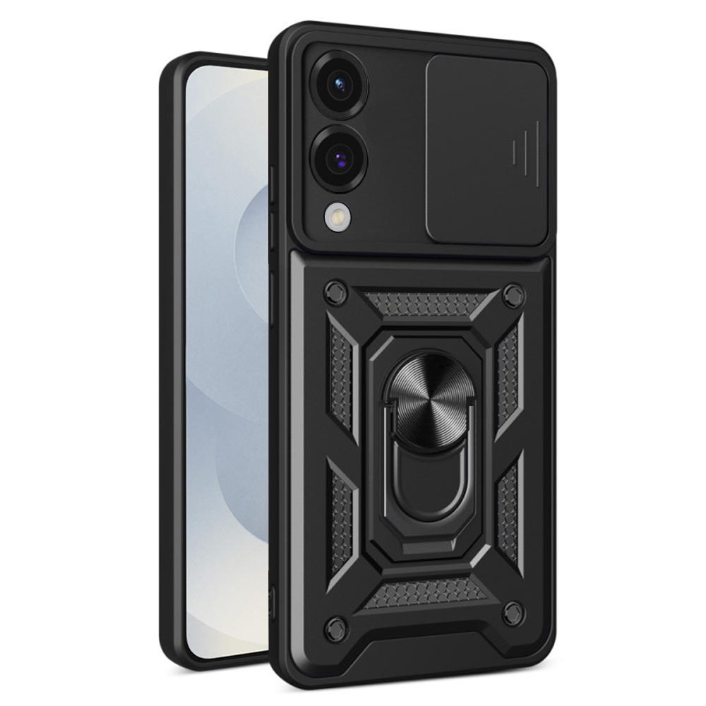 Калъф за Samsung Galaxy S25 Edge - Techsuit CamShield Series - Черен