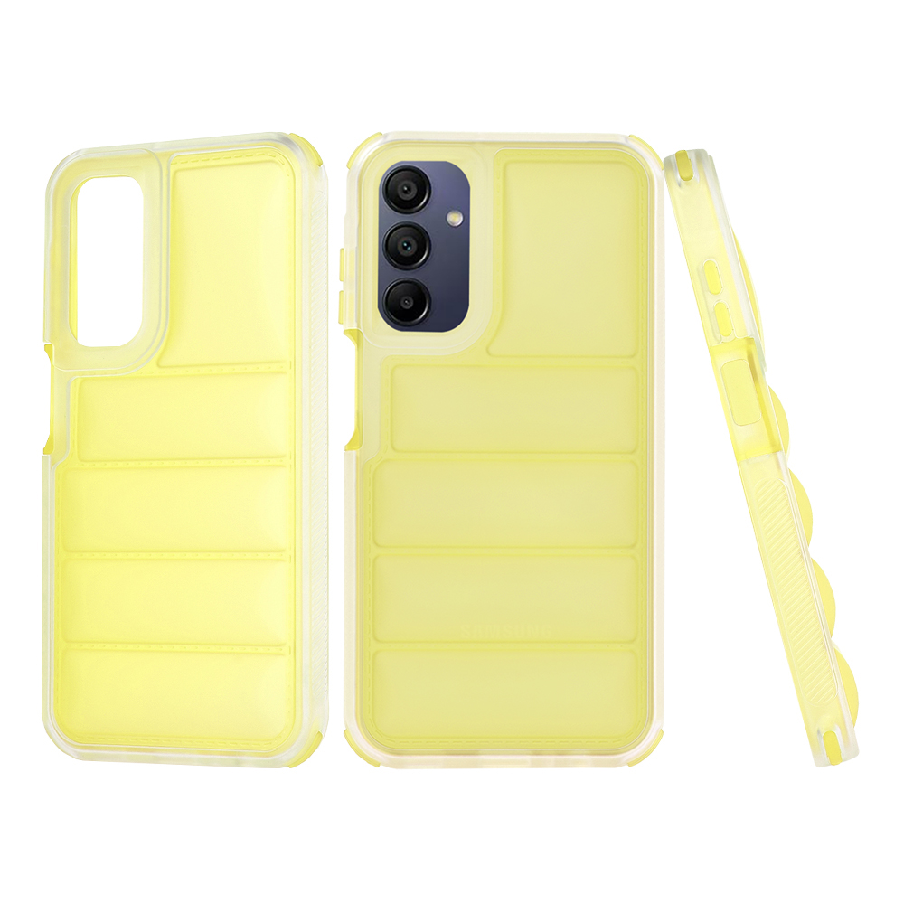 Калъф за Samsung Galaxy A15 4G / A15 5G - Techsuit Wave Shield - Жълт