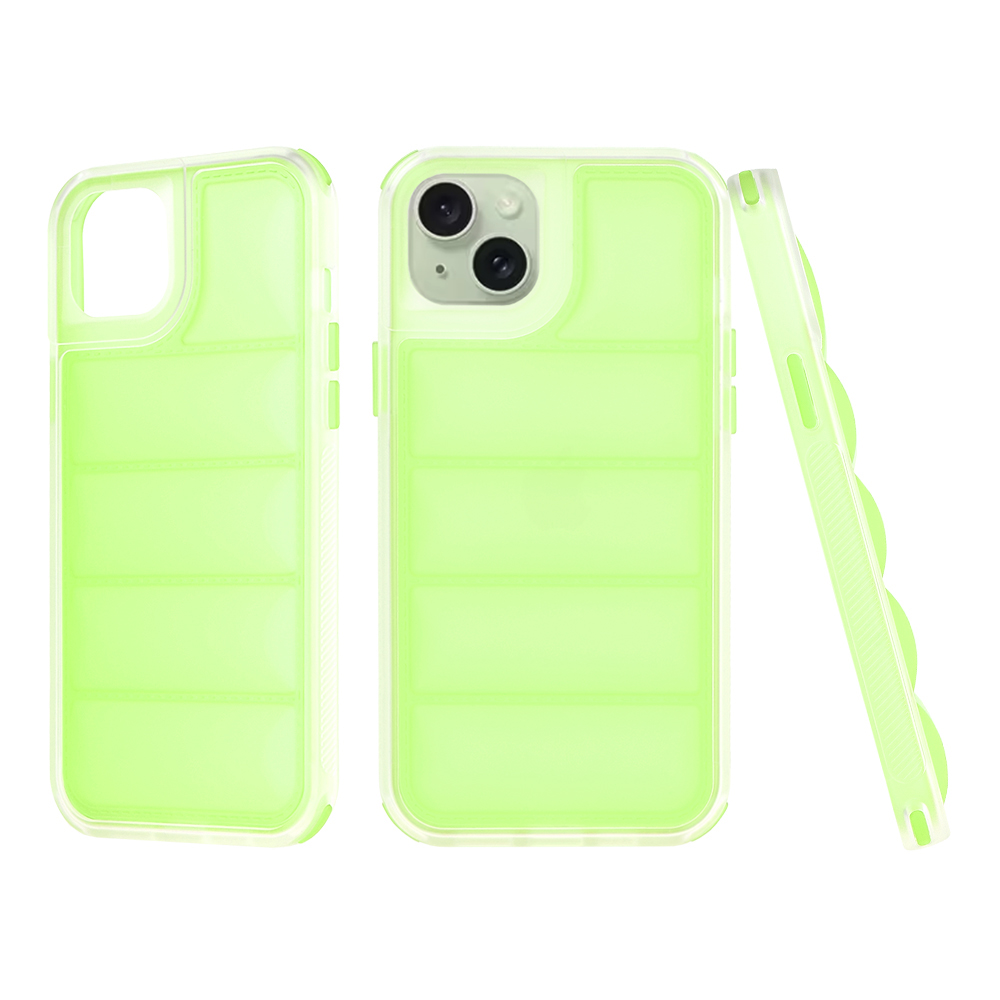 Калъф за iPhone 15 Plus - Techsuit Wave Shield - Зелен