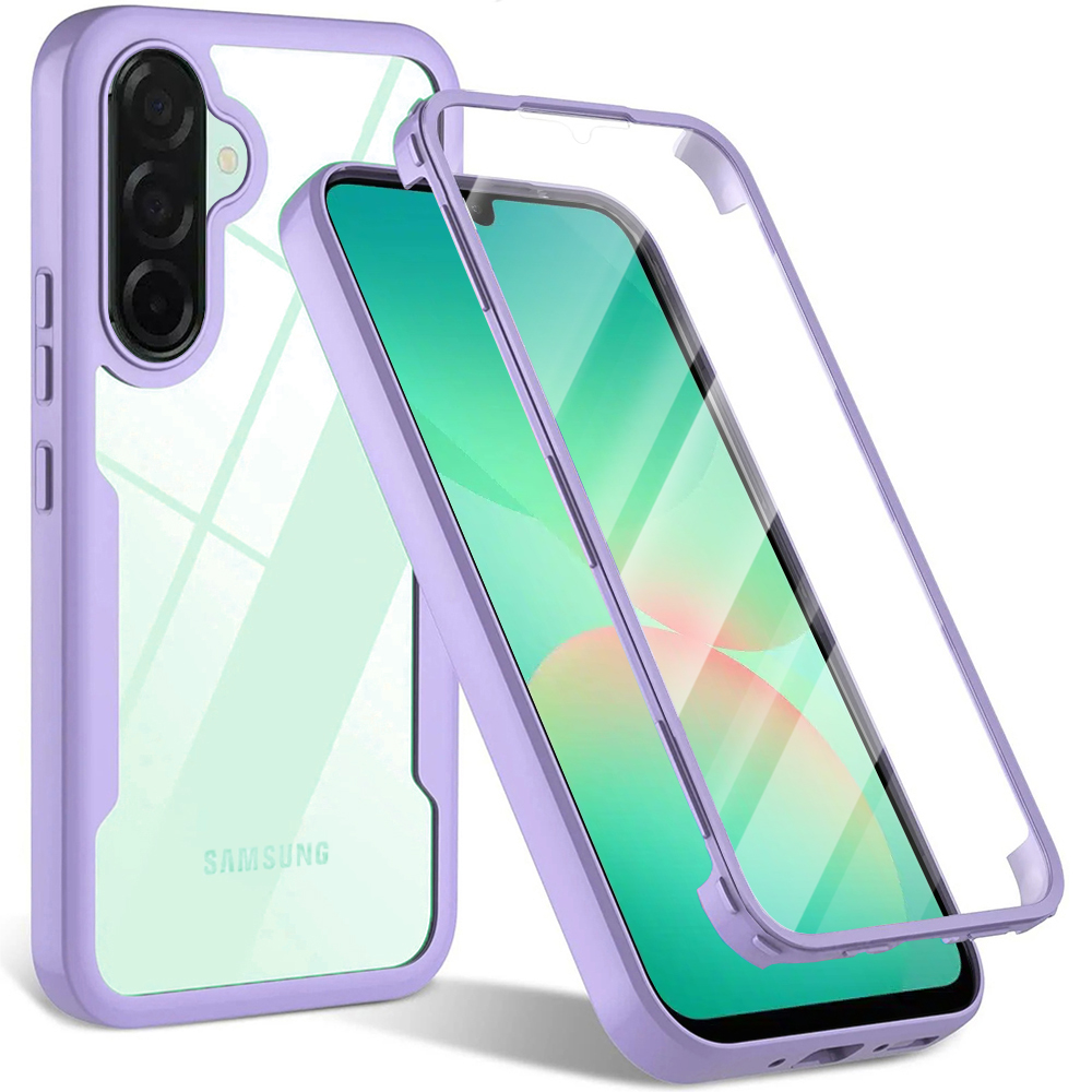 Калъф за Samsung Galaxy A26 5G + капак - Techsuit ColorVerse 360 Series - Лилав