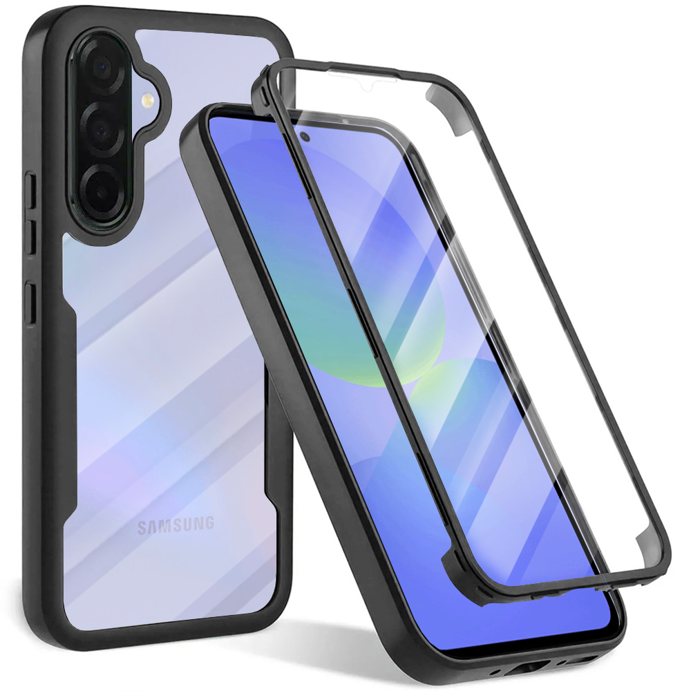 Калъф за Samsung Galaxy Galaxy A36 5G / A56 5G + калъф - Techsuit ColorVerse 360 Series - Черен