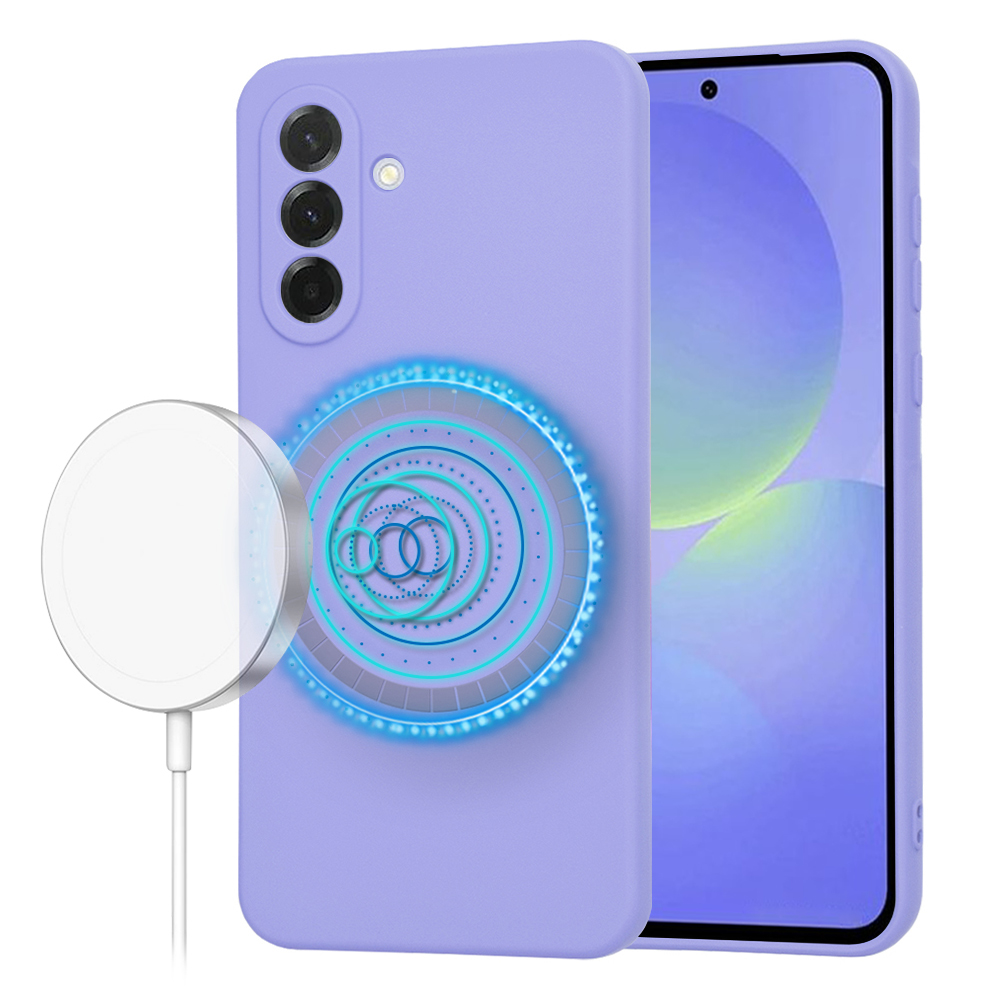 Калъф за Samsung Galaxy A36 5G - Techsuit SoftFlex MagSafe - Светло лилав