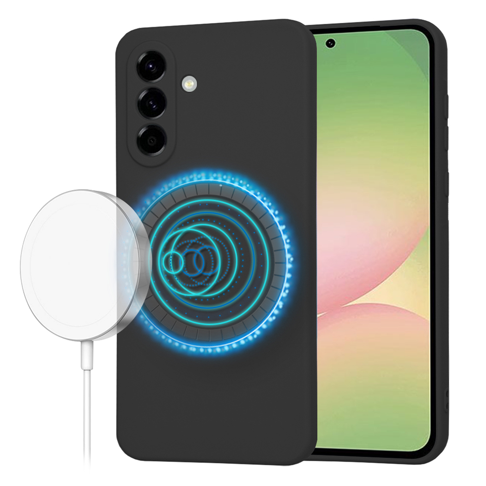 Калъф за Samsung Galaxy A56 5G - Techsuit SoftFlex MagSafe - Черен