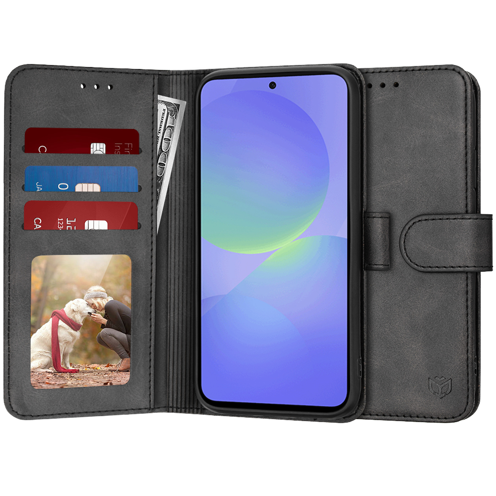 Калъф за Samsung Galaxy A36 5G - Techsuit Diary Book - Черен