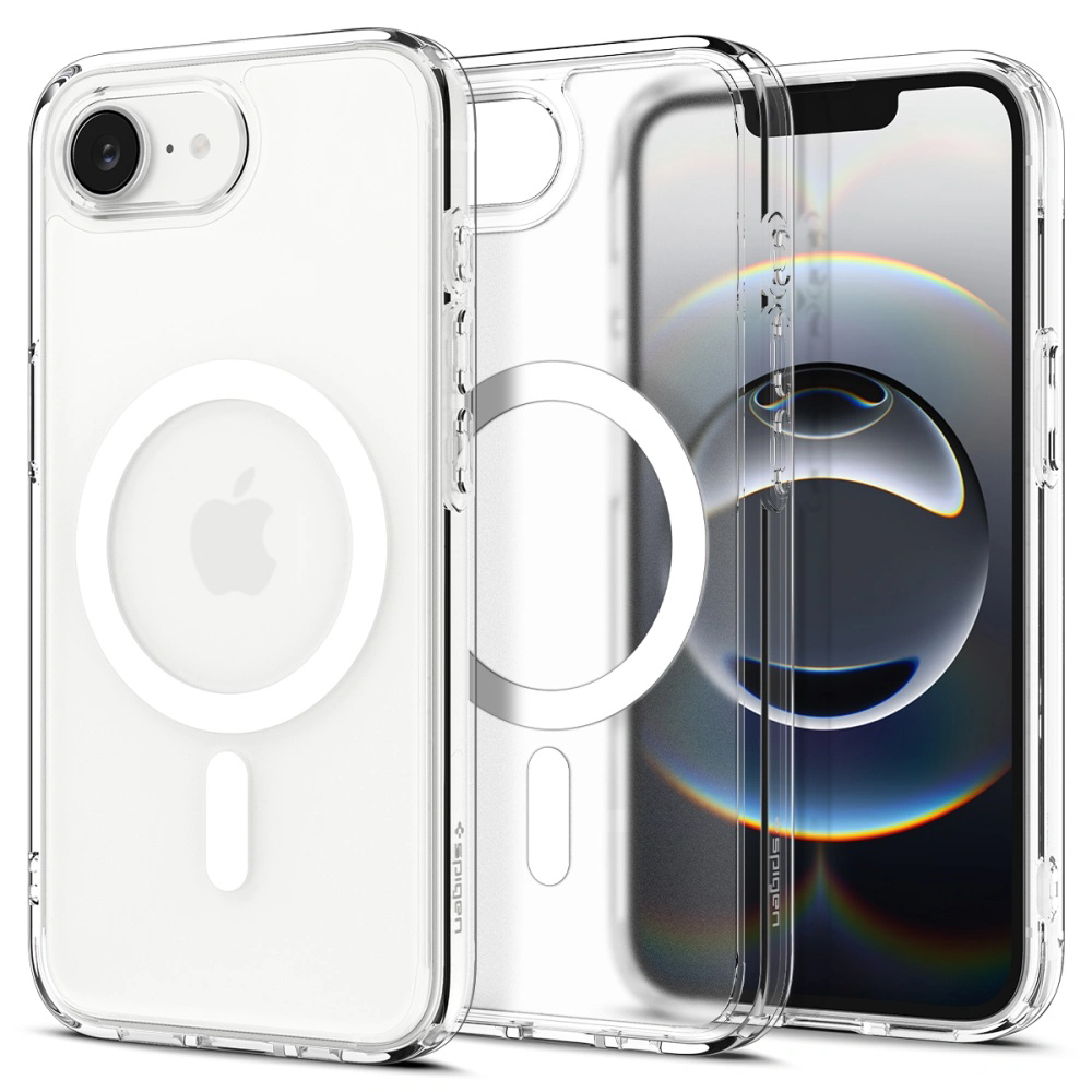 Калъф за iPhone 16e / iPhone 17e - Spigen Ultra Hybrid MagSafe (ACS09145) - Frost Бял