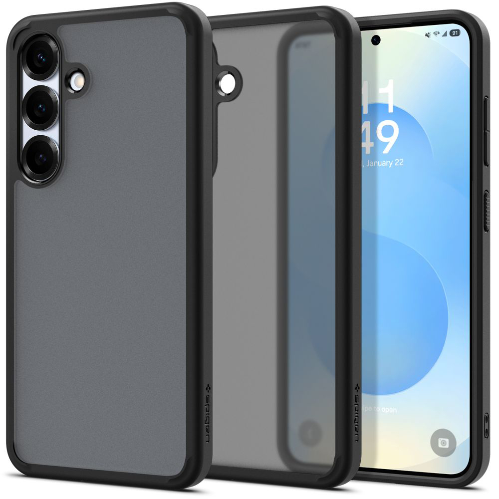 Калъф за Samsung Galaxy S25 - Spigen Ultra Hybrid (ACS09007) - Frost Черен