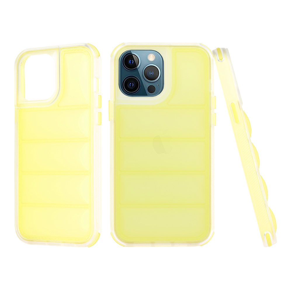 Калъф за iPhone 12 Pro Max - Techsuit Wave Shield - Жълт