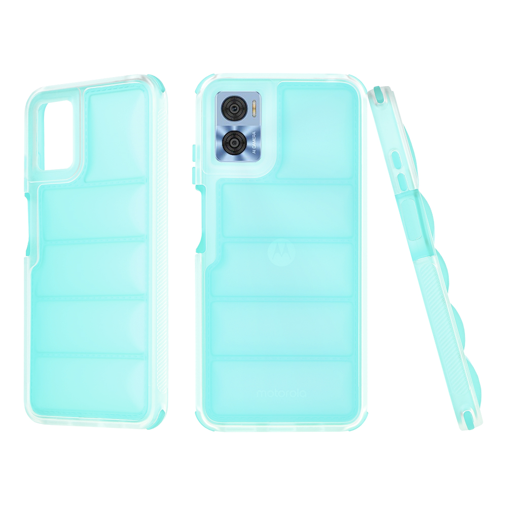 Калъф за Motorola Moto Moto E22 / Moto E22i - Techsuit Wave Shield - Turquoise