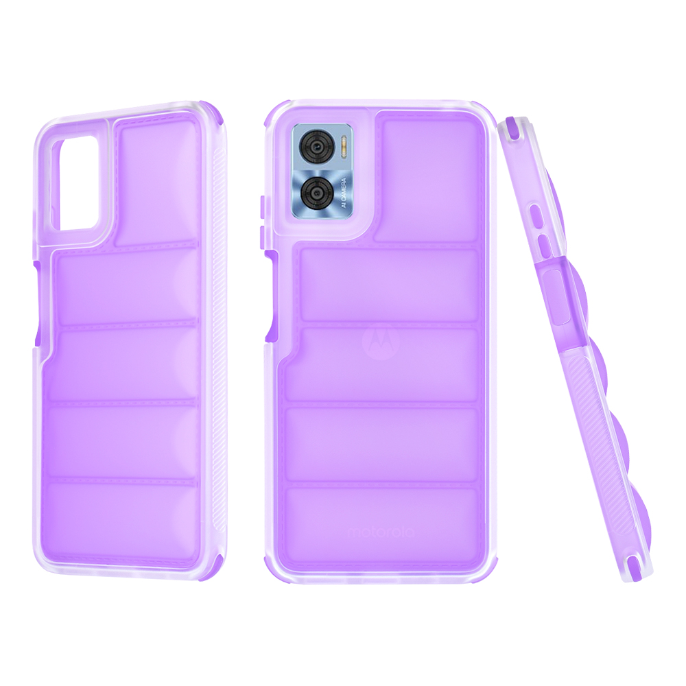 Калъф за Motorola Moto Moto E22 / Moto E22i - Techsuit Wave Shield - Лилав