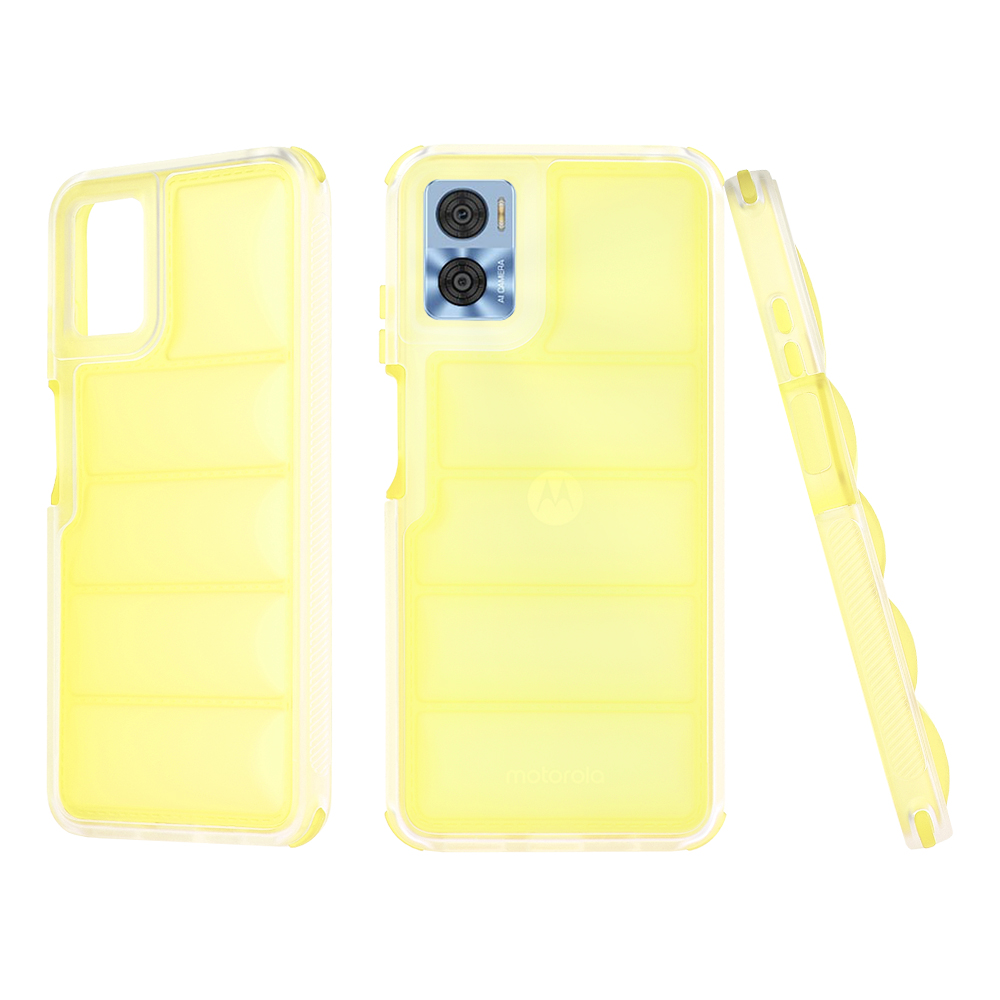 Калъф за Motorola Moto Moto E22 / Moto E22i - Techsuit Wave Shield - Жълт