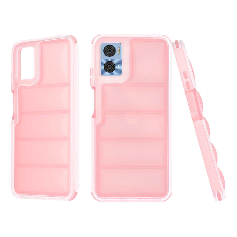Калъф за Motorola Moto Moto E22 / Moto E22i - Techsuit Wave Shield - Розов