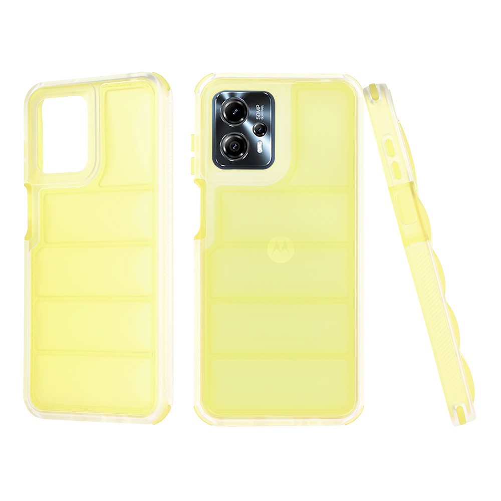 Калъф за Motorola Moto Moto G13 / G23 / G53 - Techsuit Wave Shield - Жълт