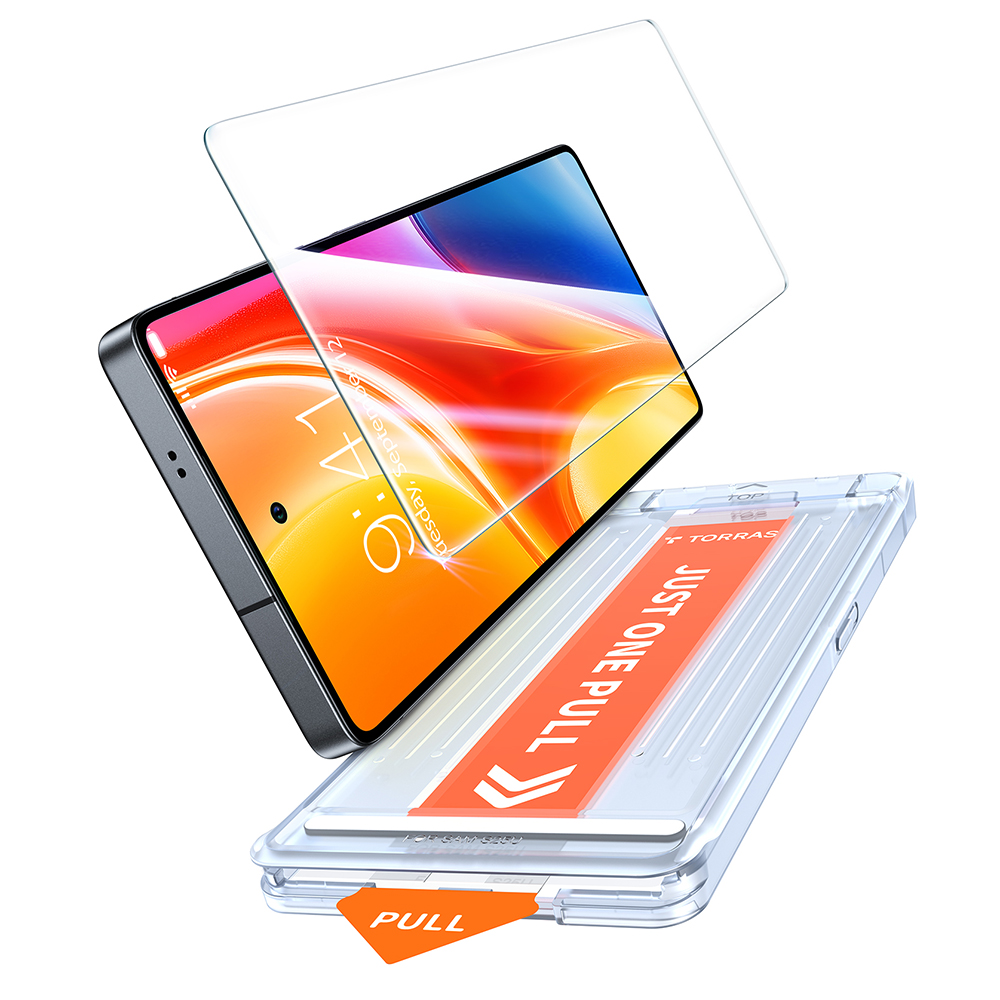 Фолио за Samsung Galaxy S24 Ultra - Torras GlassGo Install Master - Прозрачен