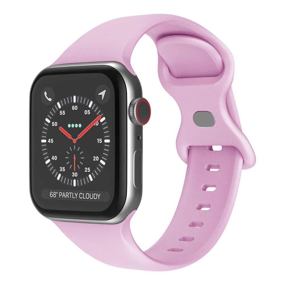 Каишка за Apple Watch 1/2/3/3/4/4/5/5/6/6/7/8/7/8/9/9/10/11/SE/SE 2/SE 3/Ultra/Ultra 2/Ultra 3 (42/44/45/46/49mm) - Techsuit Каишка за часовник (W031) - Periwinkle