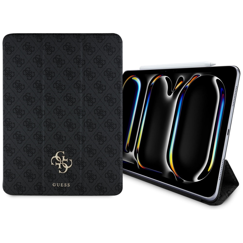 Калъф за iPad Pro 13 (2024) / iPad Pro 13 (2025) - Guess Magnetic 4G Big Logo (GUFC13PM24PS4S4SGK) - Черен