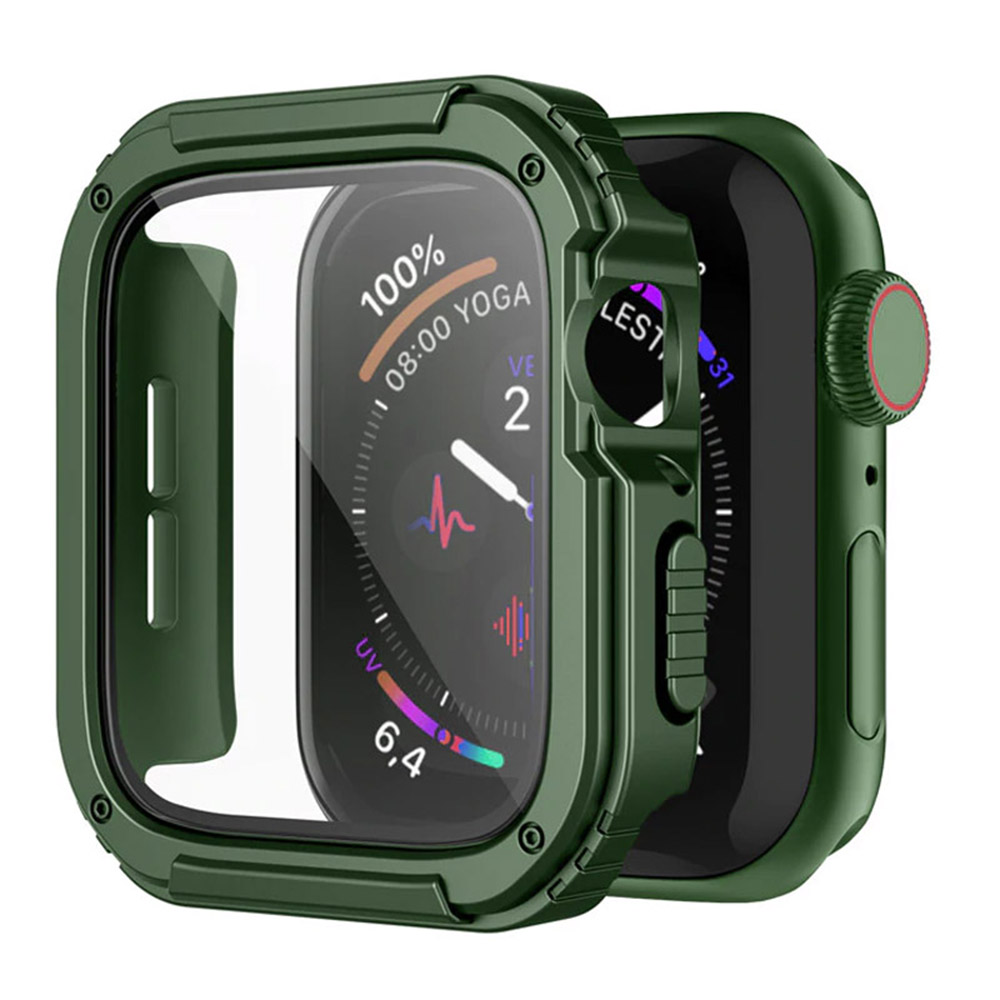 Калъф за Apple Watch 1 / 2 / 3 (38 мм) + калъф - Lito Watch Armor 360 - Зелен
