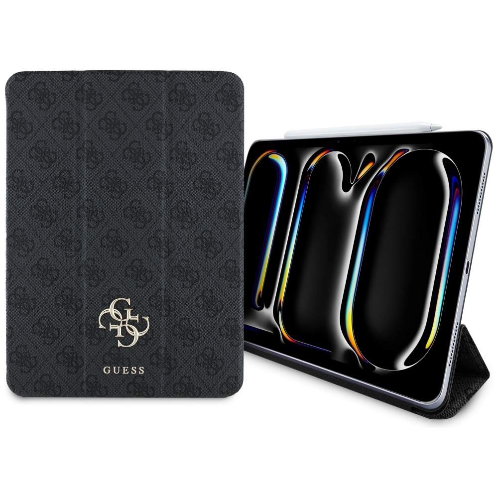 Калъф за iPad Pro 11 (2024) / iPad Pro 11 (2025) - Guess Magnetic 4G Big Logo (GUFC11PM24PS4S4SGK) - Черен